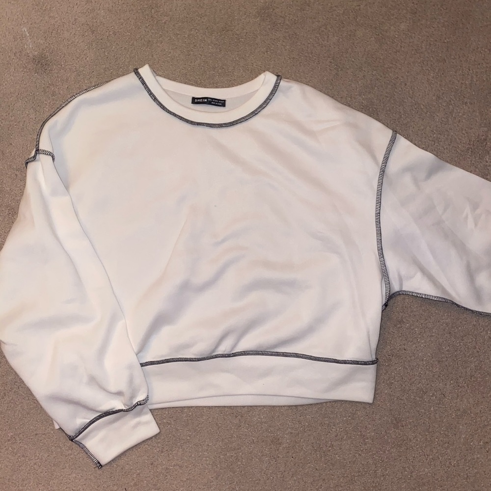 SHEIN white pullover